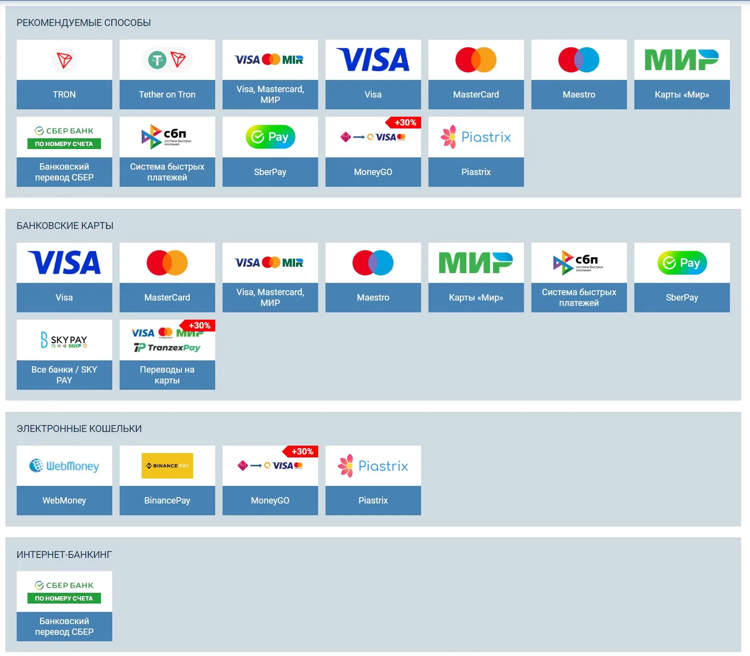 Пополнение 1xbet